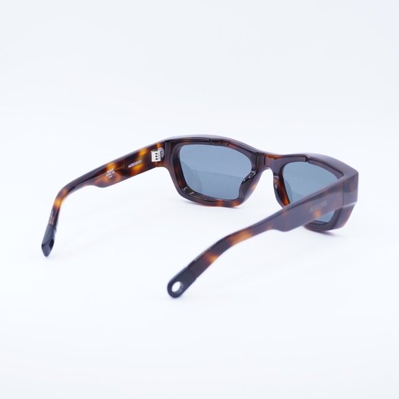 Jacquemus MERIDIANO JAC/9 C2 Sunglasses Dark Havana Rectangle Frame, Grey Lenses - Picture 10 of 11